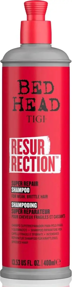 Tigi Bed Head Resurrection Шампунь для сильно поврежденных волос, 400 мл