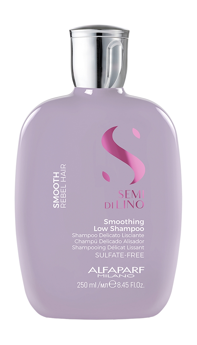 ALFAPARF Semi Di Lino Smoothing Low Shampoo / Разглаживающий шампунь для непослушных волос 250 мл