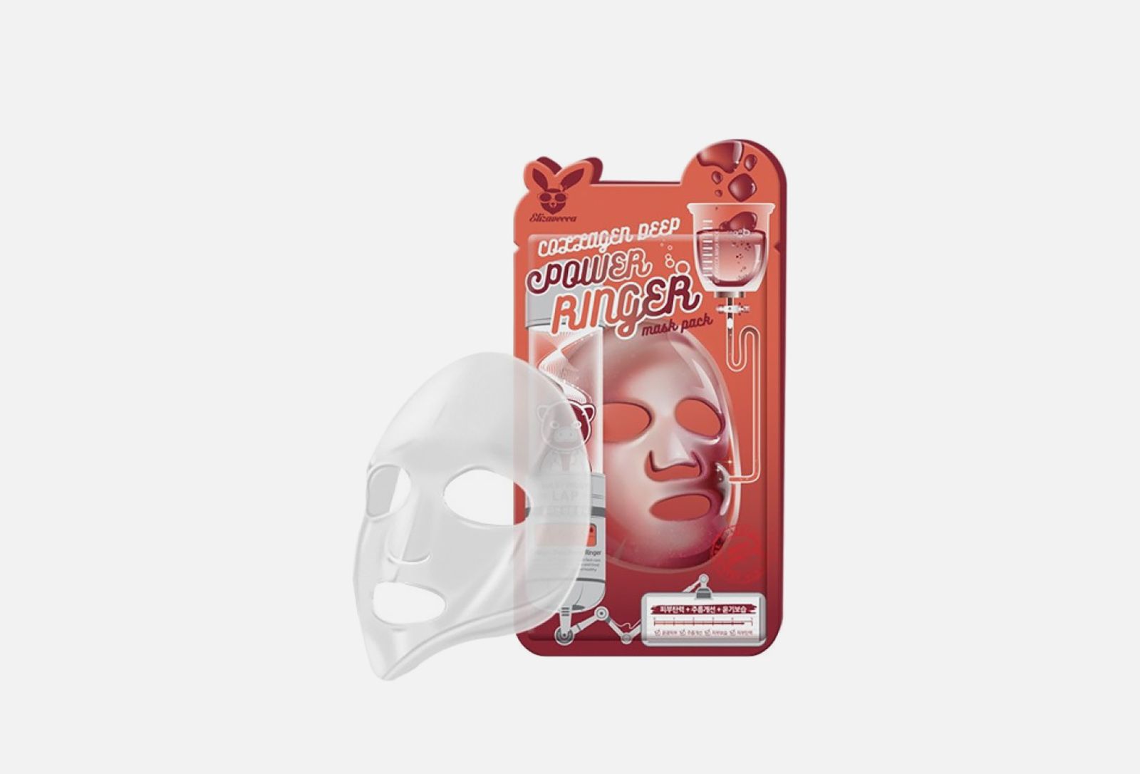 ELIZAVECCA Collagen Deep Power Ringer Mask, маска тканевая с коллагеном, 23 мл
