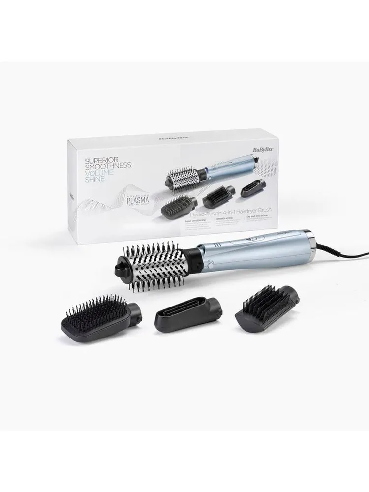 Фен-щетка Babyliss AS774E, голубой металлик 1000 w