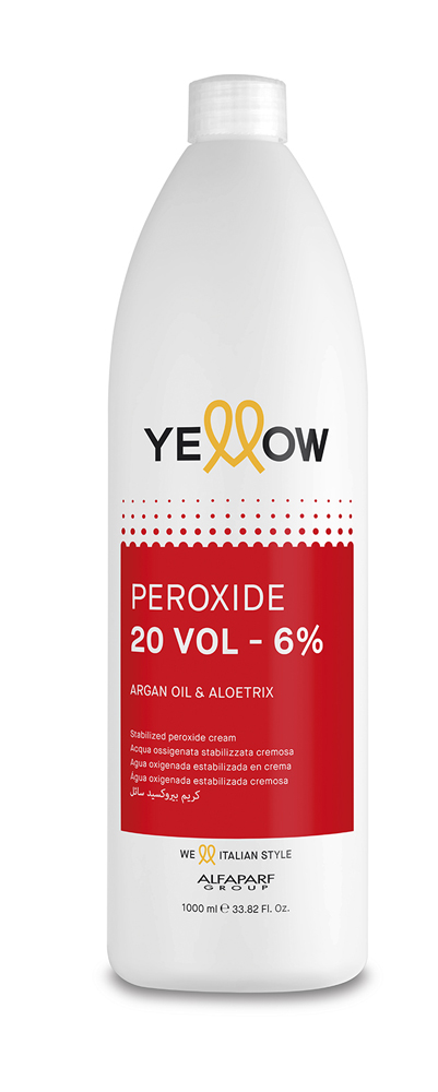 Оксидант YELLOW STABILIZED PEROXIDE CREAM 6% (20 vol), 1000 мл, 16722