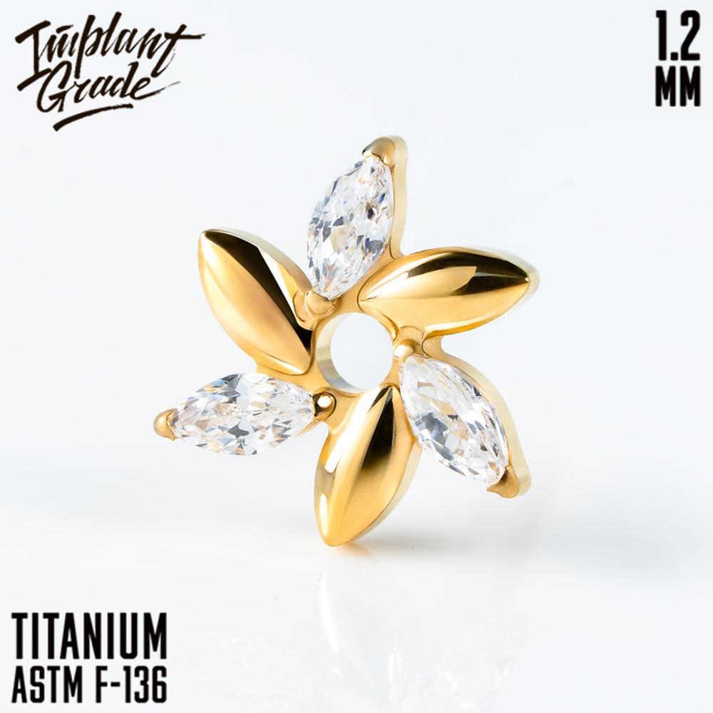 Накрутка Vortex 1.2 мм титан (ЗОЛОТОЙ, для основ 1.2 мм, Титан ASTM F-136)