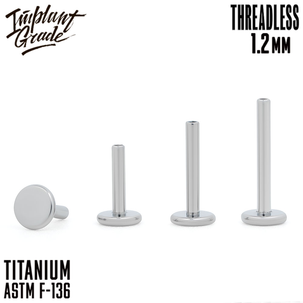 Ножка без резьбы 1 мм 5 мм титан