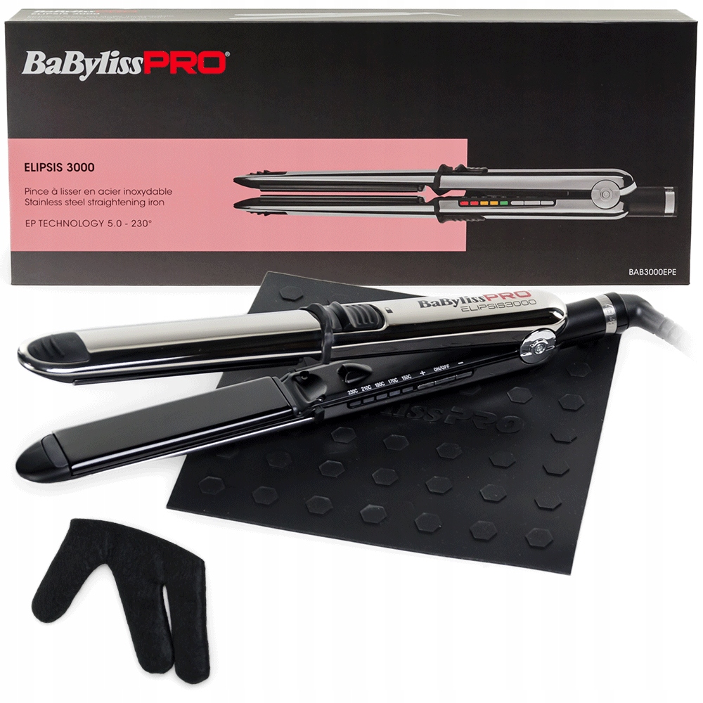 BaByliss Pro Elipsis 3000 щипцы для выпрямления волос, BAB3000EPE