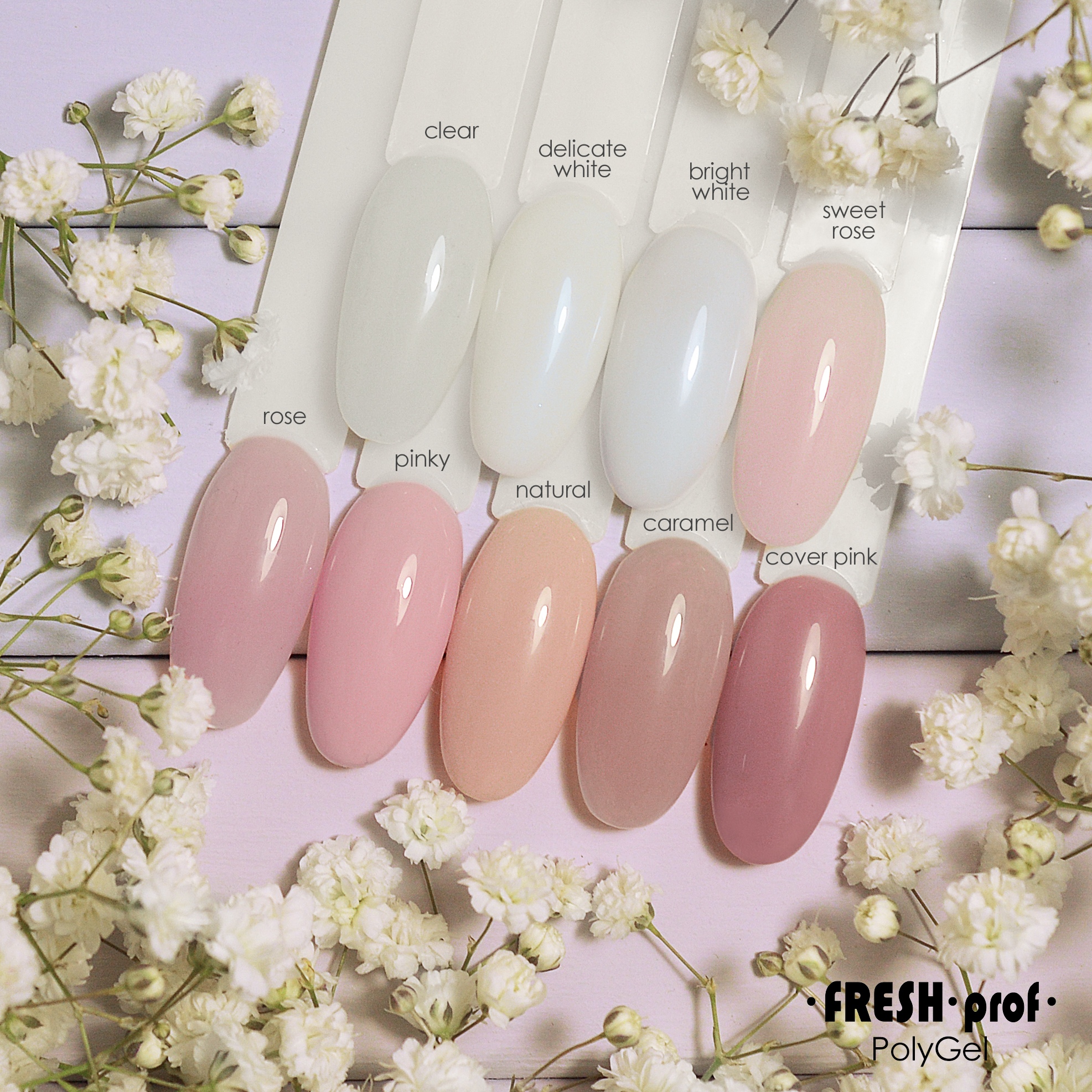 PolyGel Fresh Prof №03 Sweet Rose, 15г