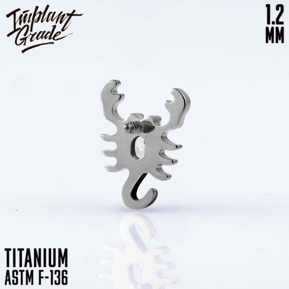 Накрутка Scorpio 1.2 мм титан (для основ 1.2 мм, Серебристо-белый, Титан ASTM F-136)