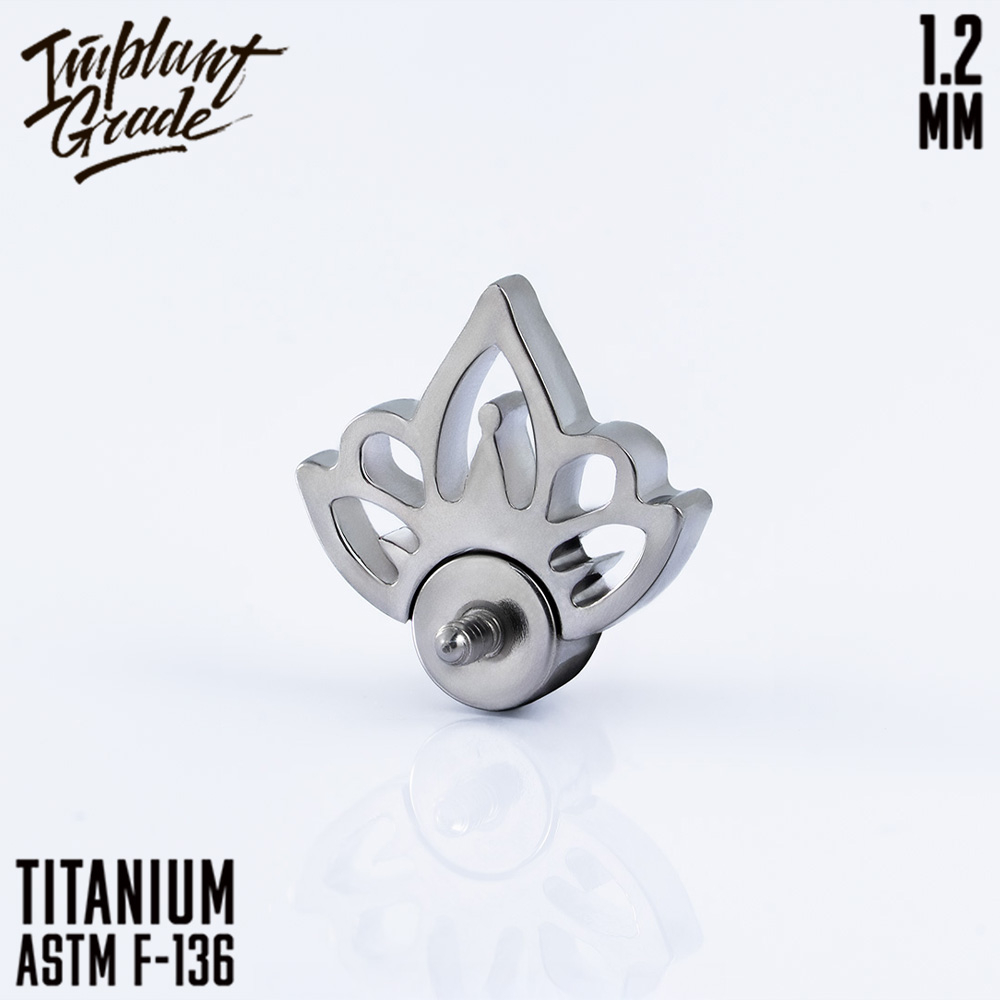 Накрутка Lilly 1.2 мм титан (для основ 1.2 мм, Прозрачный, Титан ASTM F-136)