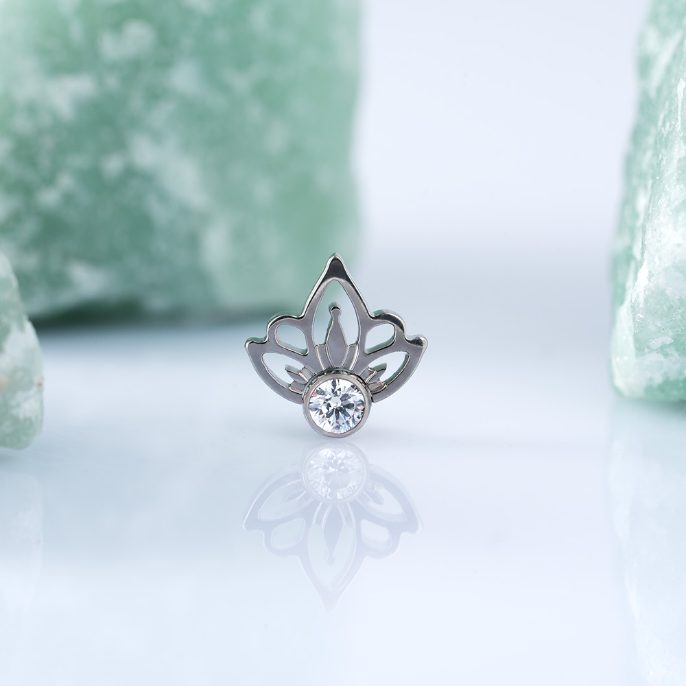 Накрутка Lilly 1.2 мм титан (для основ 1.2 мм, Прозрачный, Титан ASTM F-136)