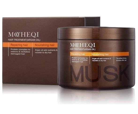 Mocheqi Musk Nutrient Moisturizing Hair Treatment маска восстанавливающая протеиновая, 500 мл