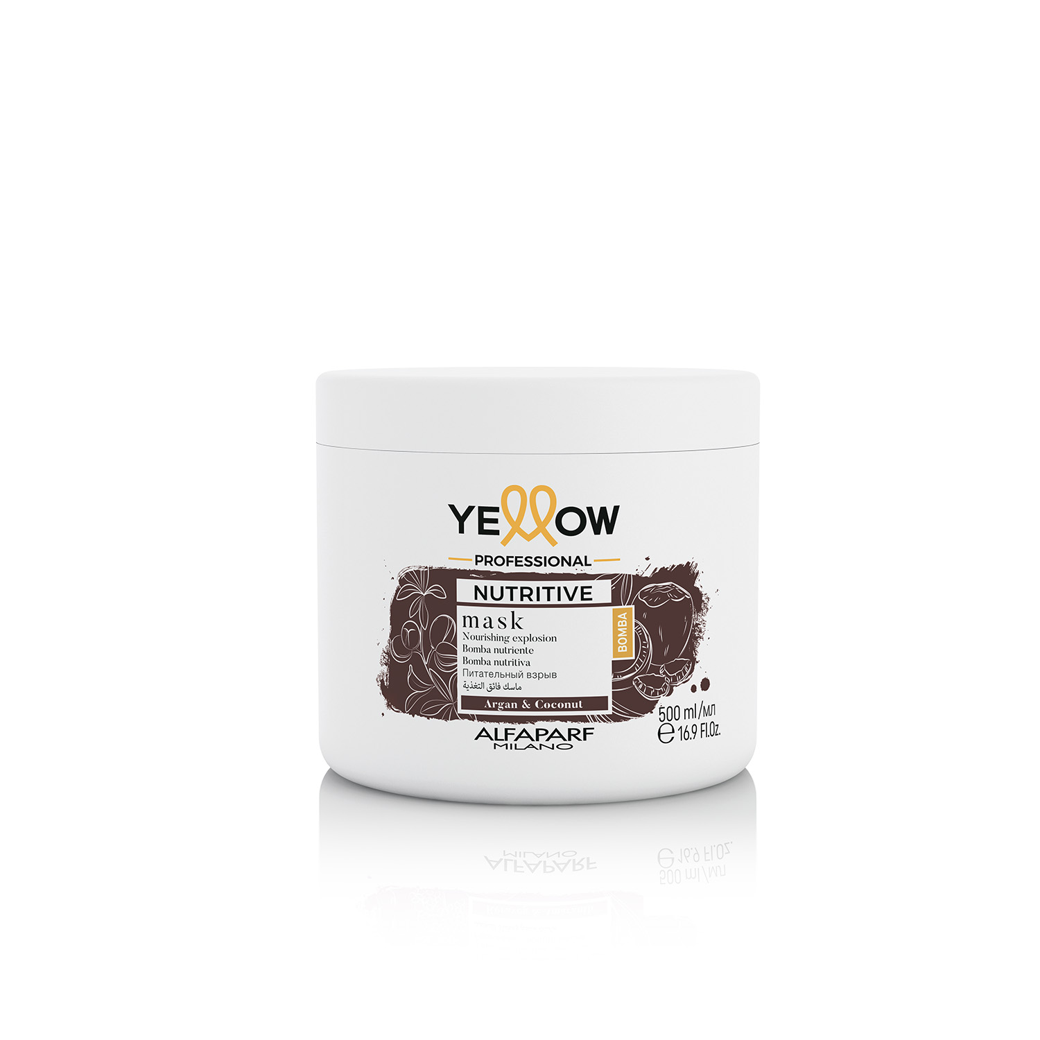 Маска увлажняющая для сухих волос YELLOW NUTRITIVE MASK, 500 мл, 25393