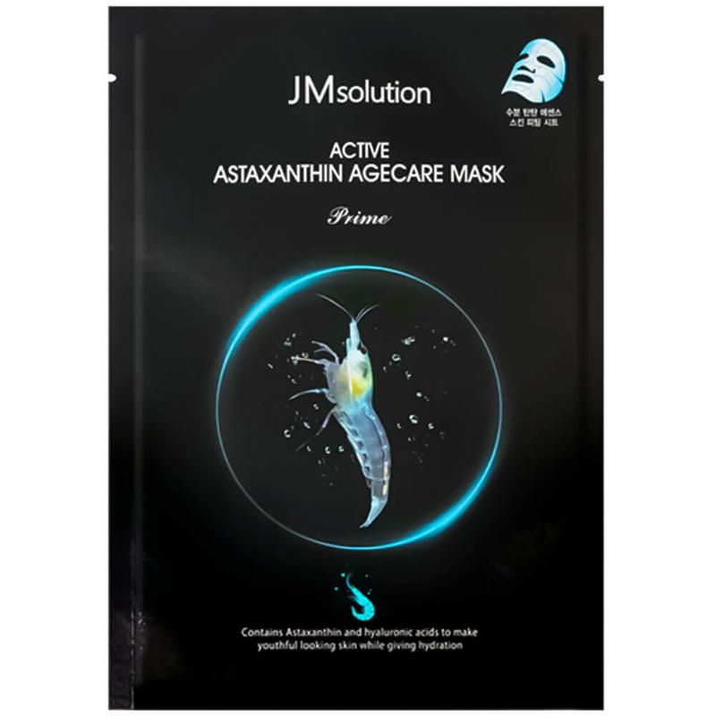 JMsolution Active Astaxantin Agecare Mask, маска тканевая антиоксидантная с астаксантином, 1 шт