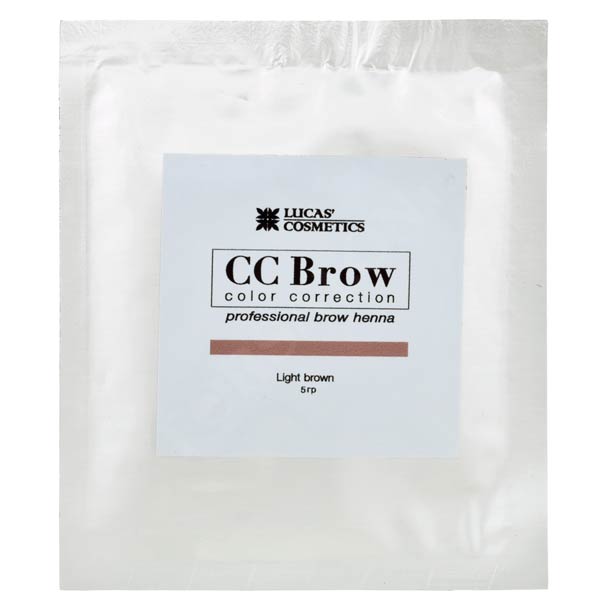 CC Brow Light Brown Хна для бровей в саше цвет светло-коричневый 5 гр