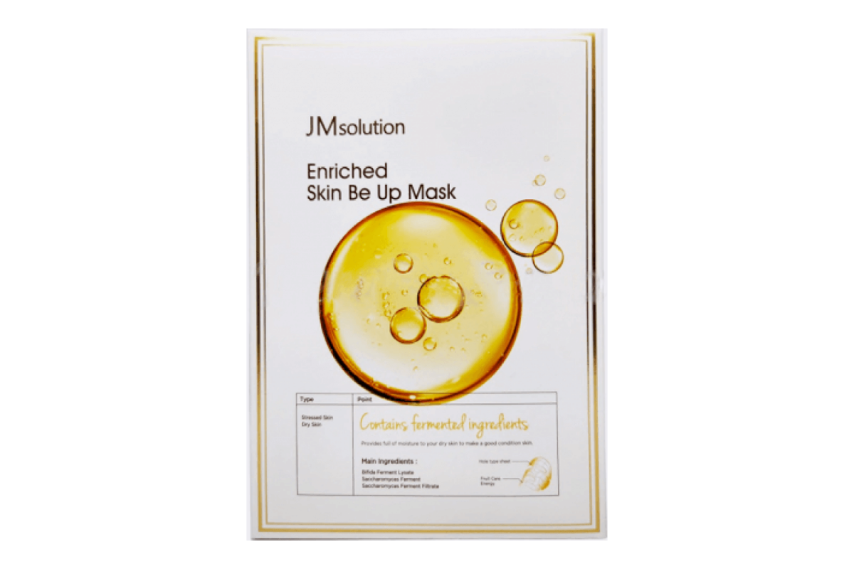 JMsolution Enriched Skin Be Up Mask, маска тканевая с лизатом бифидобактерий, 1 шт