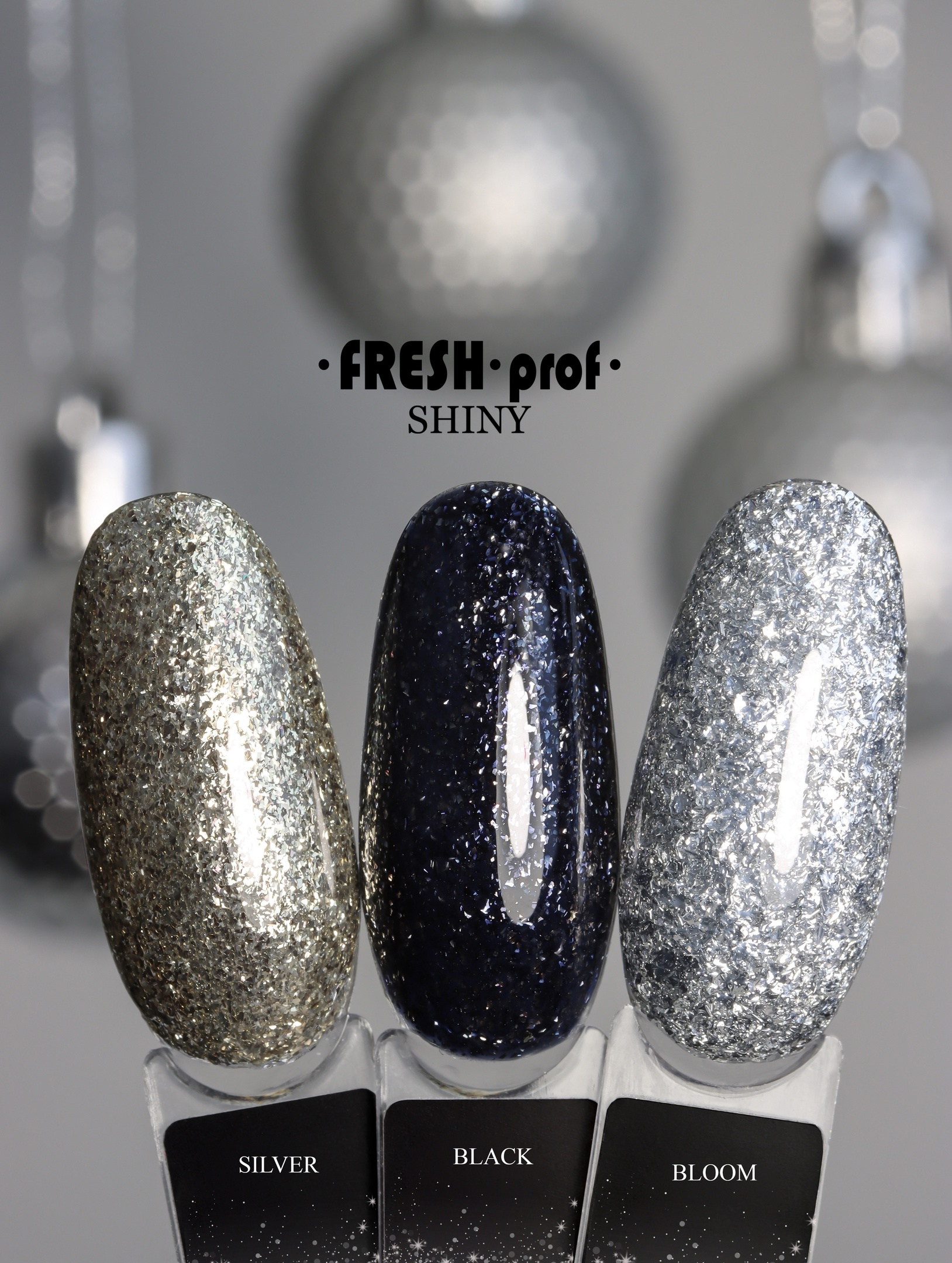 Гель-лак Fresh Prof Shiny Black, 10 мл