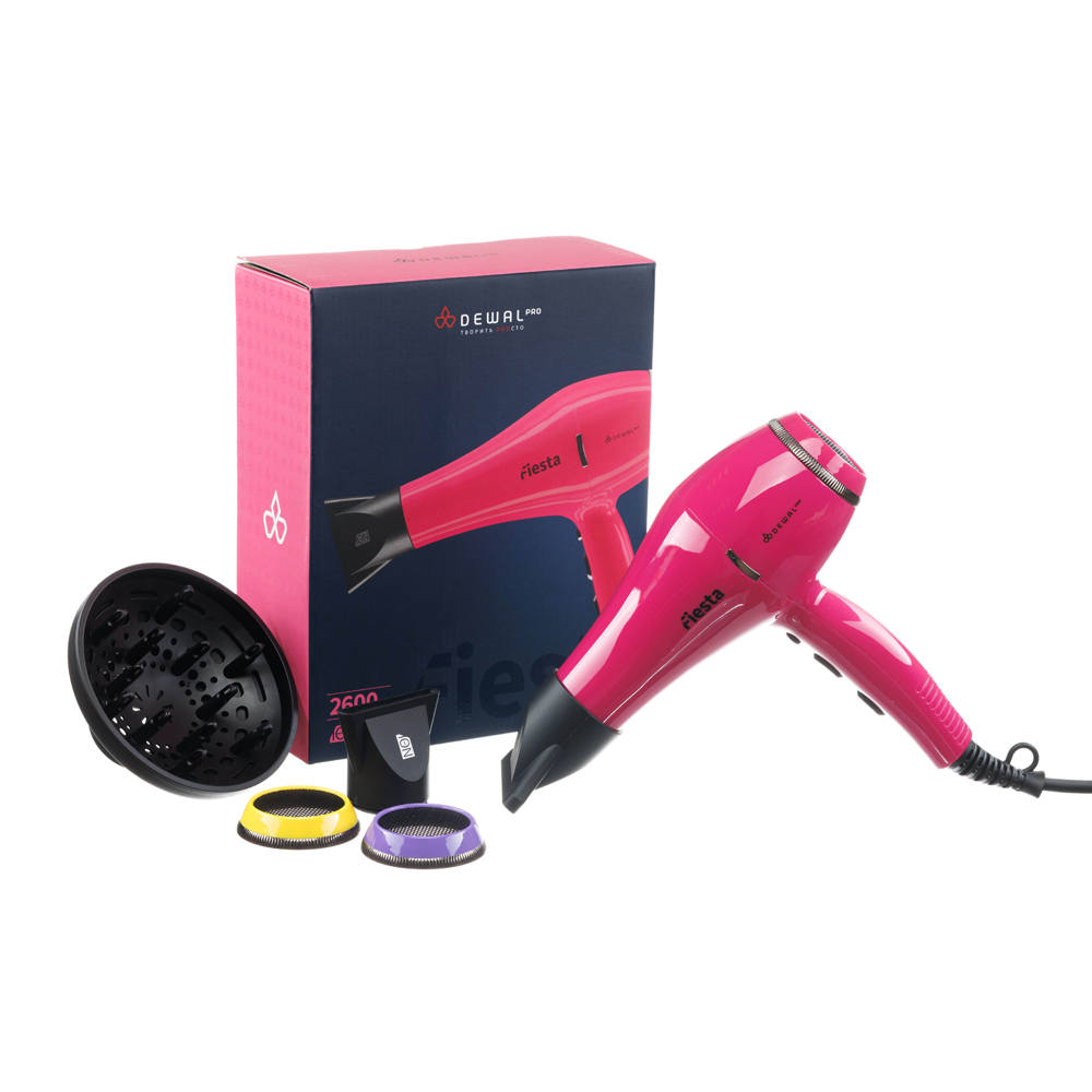 Фен DEWAL Fiesta, 2600Вт, 03-2010 Fuschia