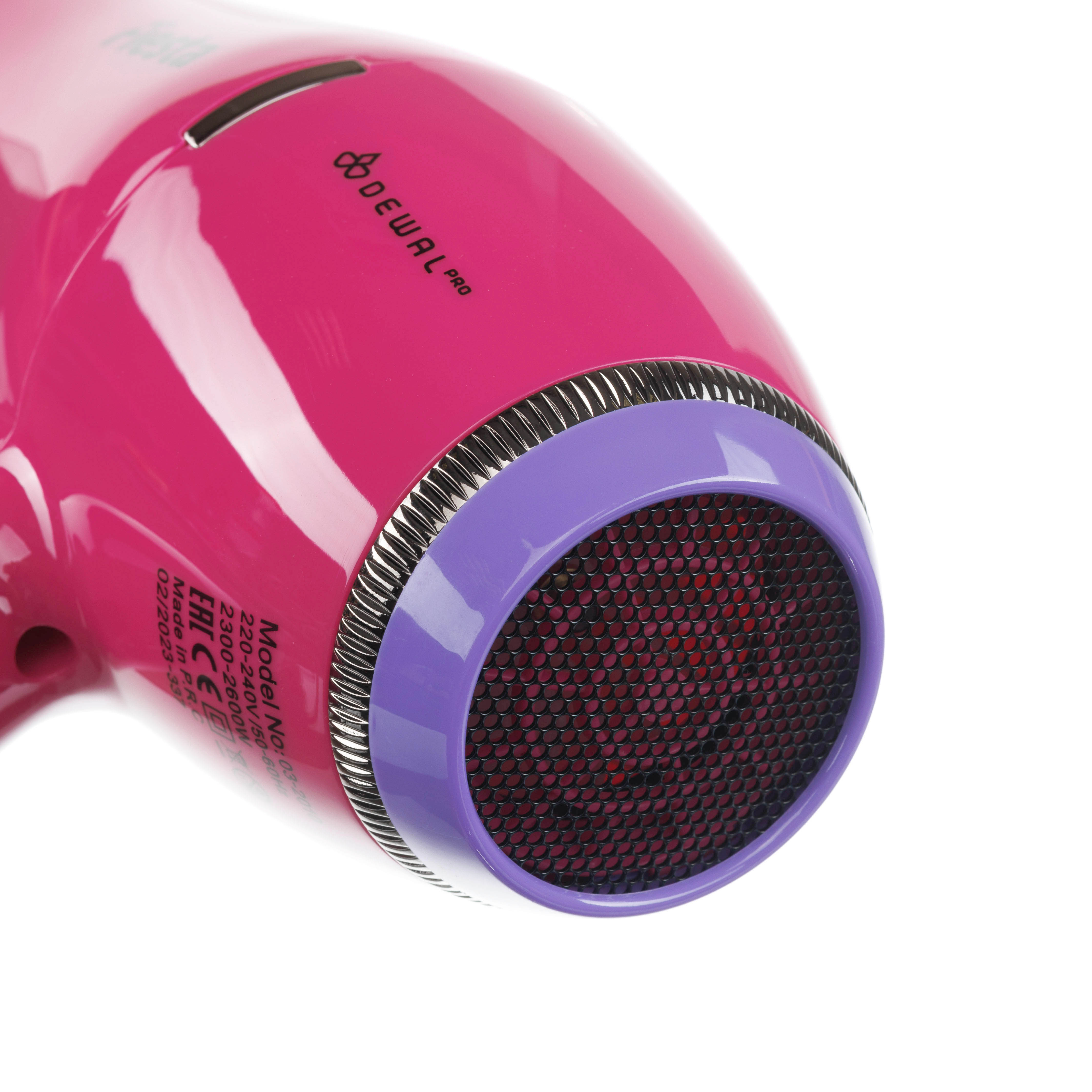 Фен DEWAL Fiesta, 2600Вт, 03-2010 Fuschia