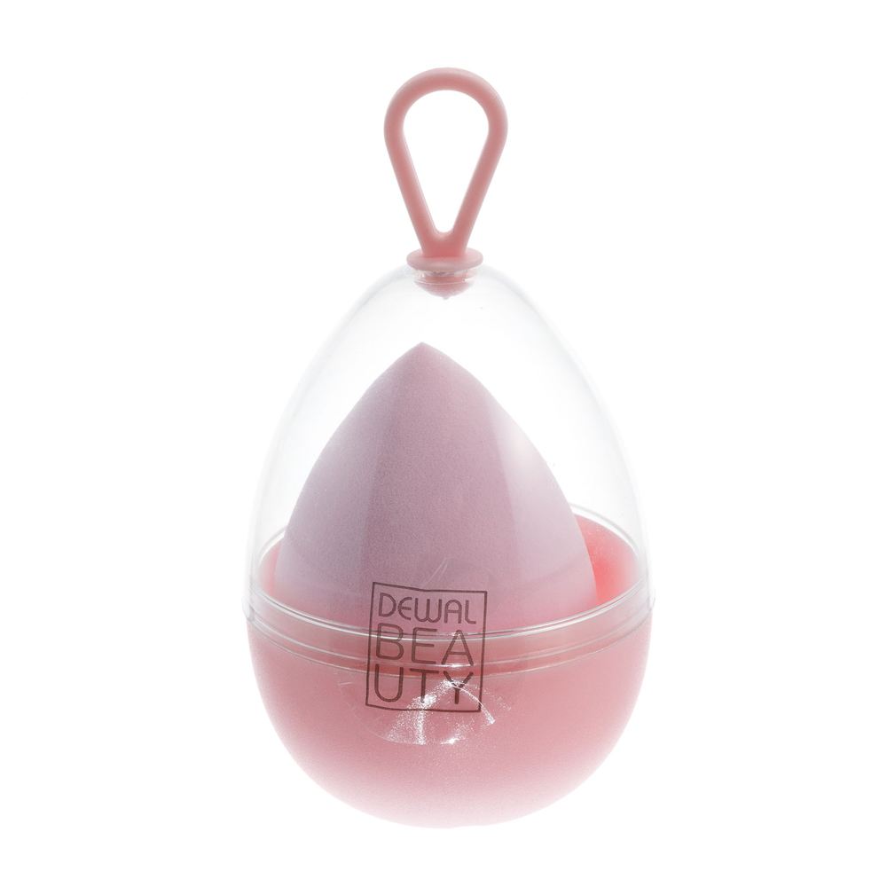Спонж для макияжа DEWAL BEAUTY в кейсе, розовый, 1 шт, DNBG-151294