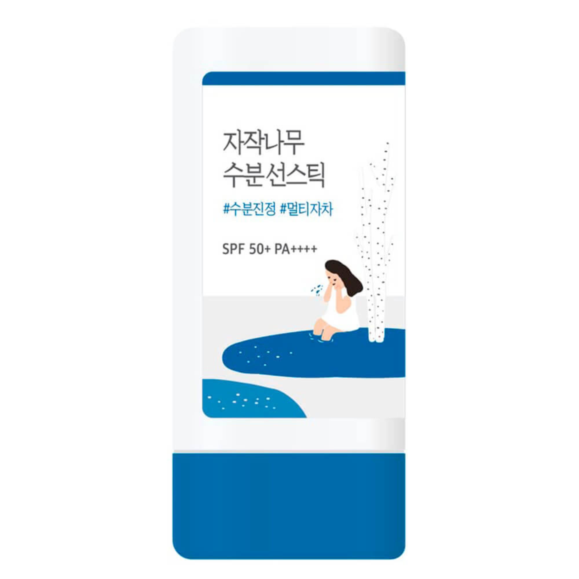 Round Lab Birch Juice Moisturizing Sun Stik SPF 50+, стик солнцезащитный с березовым соком 19г