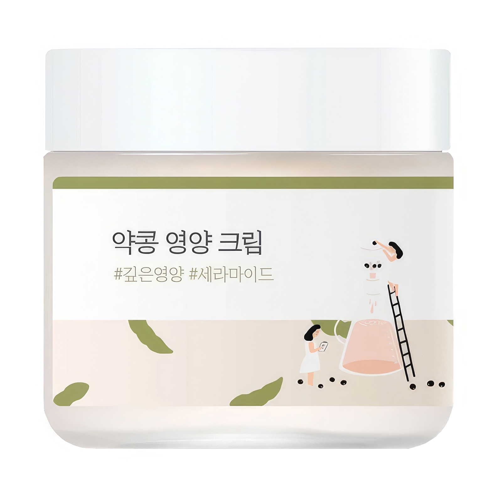 Крем для лица питательный с экстрактом черной сои/ Round Lab Soybean Nourishing Cream/ 80 ml