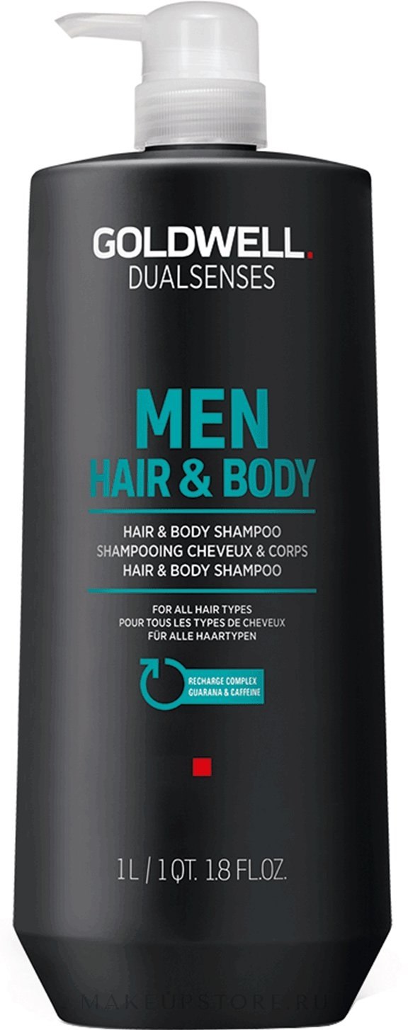 Dualsenses For Men Hair & Body Shampoo / Шампунь мужской для волос и тела 1000 мл