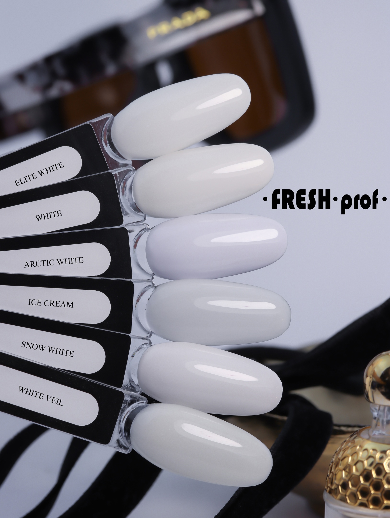 Гель-лак Fresh Prof Elite White, 10 мл