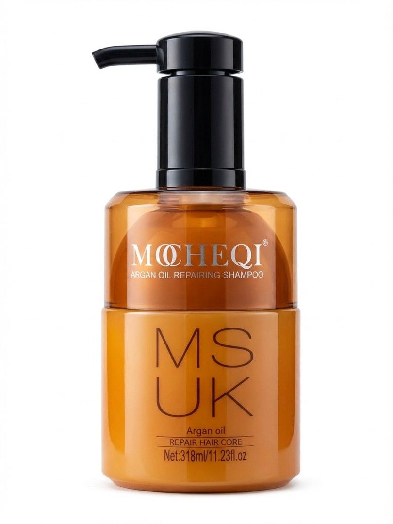 Mocheqi Musk Argan Oil Repairing Shampoo,шампунь реконструирующий с маслом арганы, 318 мл