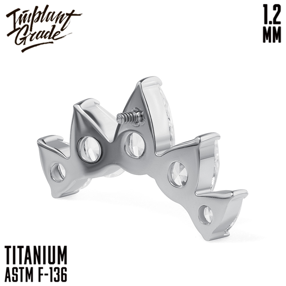 Накрутка Diadem 1.2 мм титан (для основ 1.2 мм, Прозрачный, Титан ASTM F-136