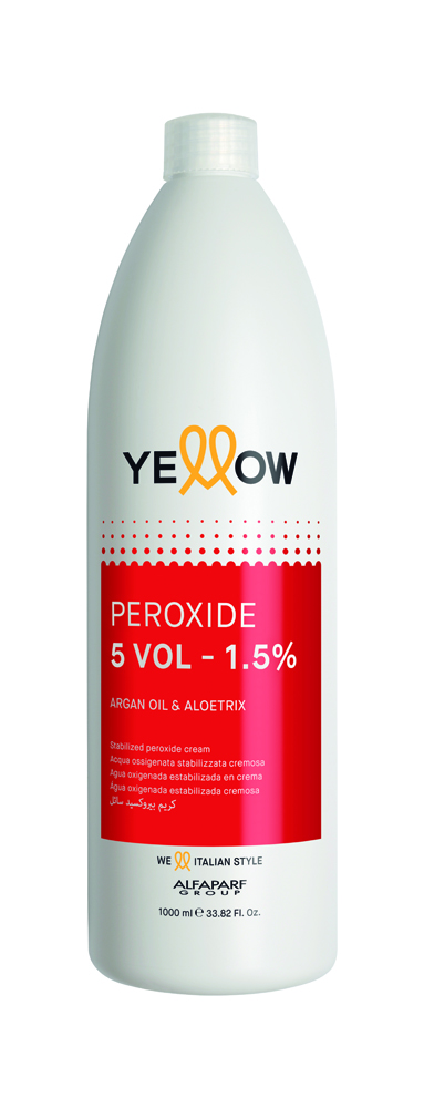 Оксидант YELLOW STABILIZED PEROXIDE CREAM 1,5% (5 vol), 1000 мл, 18936