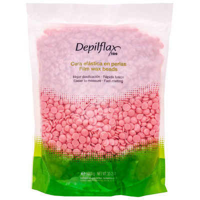 Depilflax: Воск горячий в гранулах, в пакете Розовый 1000 гр