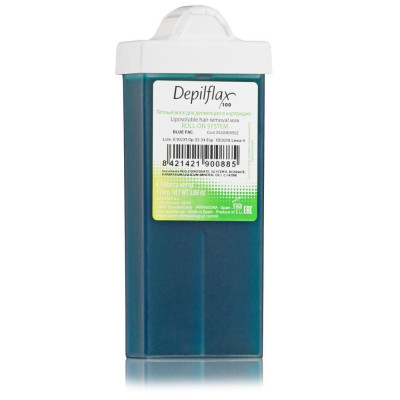 Depilflax: Воск в картридже Blue (прозрачный) 110 гр