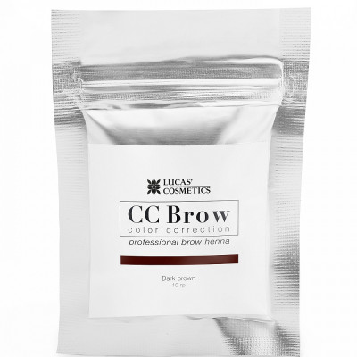 CC Brow Dark brown Хна для бровей в саше цвет темно-коричневый 10 гр
