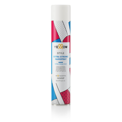 Лак для волос экстрасильной фиксации YE STYLE EXTRA STRONG HAIRSPRAY, 500 мл YELLOW 18399