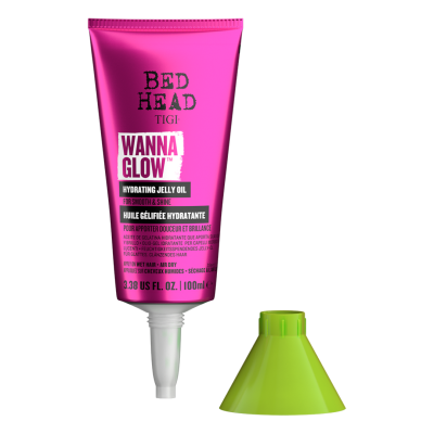 Tigi Bed Head Wanna Glow Увлажняющее желеобразное масло для сияния и гладкости волос, 100 мл