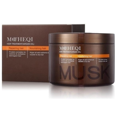 Mocheqi Musk Nutrient Moisturizing Hair Treatment маска восстанавливающая протеиновая, 500 мл