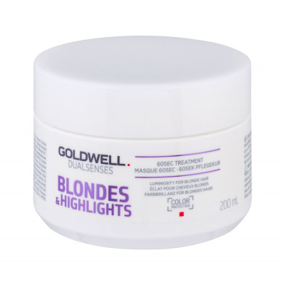 Dualsenses Blondes & Highlights 60 s / Маска интенсивный уход 60 секунд для осветлённых волоc 200 мл