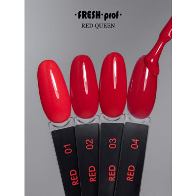 Гель-лак Fresh Prof Red №01, 10 мл