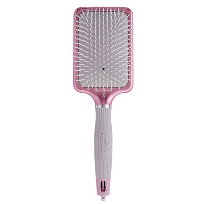 Стайлер Olivia Garden Ceramic+Ion NanoThermic Styler Paddle керамика с ион. турм. розово/серая