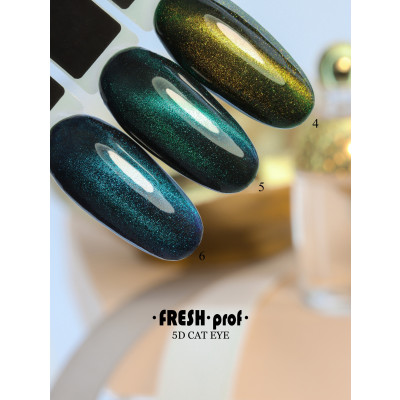 Гель-лак Fresh Prof 5D Cat Eye №5, 10 мл