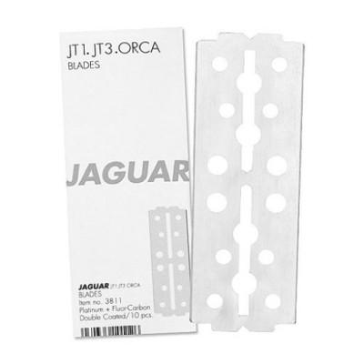 Лезвия Jaguar для бритв серий: JT1, JT3 и ORCA, 10 шт./уп.