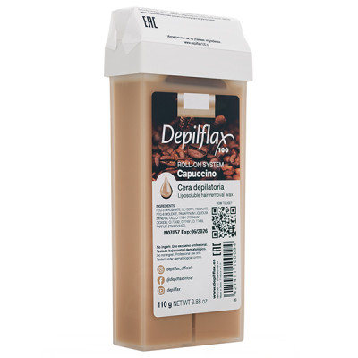 Depilflax: Воск в картридже Capuccino (плотный) 110 гр