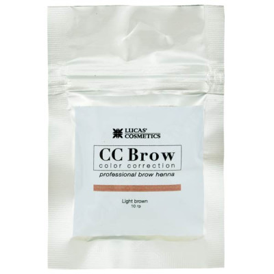 CC Brow Light Brown Хна для бровей в саше цвет светло-коричневый 10 гр