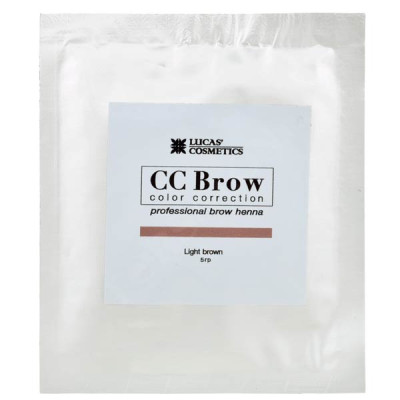 CC Brow Light Brown Хна для бровей в саше цвет светло-коричневый 5 гр