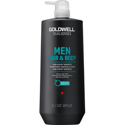 Dualsenses For Men Hair & Body Shampoo / Шампунь мужской для волос и тела 1000 мл