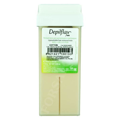 Depilflax: Воск в картридже Cotton (плотный) 110 гр