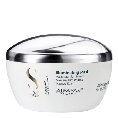 ALFAPARF Semi Di Lino Diamond Illuminating Mask / Маска для нормальных волос, придающая блеск 200 мл