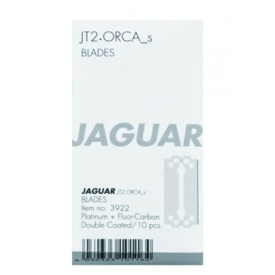 Лезвия Jaguar для бритв серий: JT2 и ORCA S, 10 шт./уп.