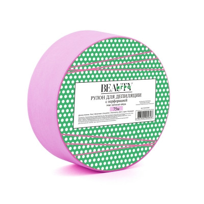 IGRObeauty: Бумага в рулоне для депиляции, розовая, 75 м Х 22 см. 801283