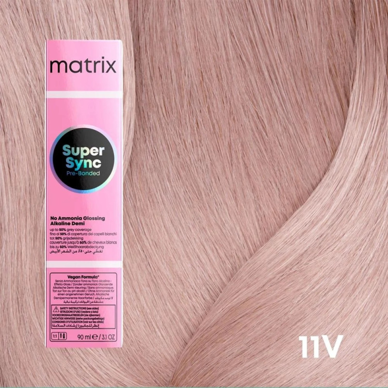 MATRIX Super Sync 11V Крем-краска ультра светлый блондин перламутровый, 90 мл