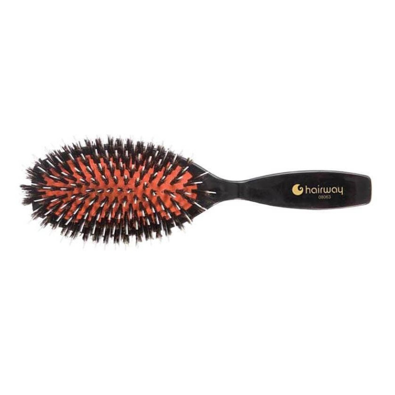 Щетка Hairway ECO Cherry массажная 11 рядная комбинированная