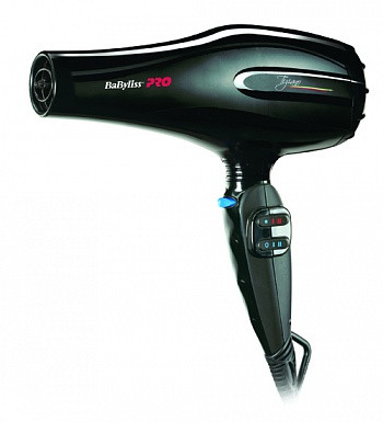 Фен BaByliss Pro Tiziano чёрный 2 насадки 2100 Вт BAB6310E / BAB6310RE